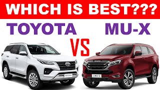 ALL NEW Toyota FORTUNER vs ALL NEW Isuzu MUX | Which one do you prefer ?