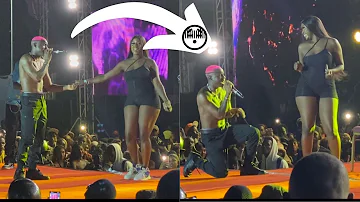 Ruger Brought The Most Beautiful Girl In The Gambia On Stage and this happened