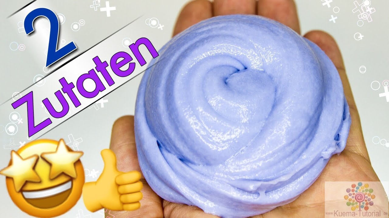 Slime Aus 2 Zutaten Selber Machen Ohne Kontaktlinsenlosung Super Einfach Youtube