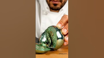 Liquid‑Mercury Pear ASMR — Impossible Fruit Slice #ASMR #Macro #Surreal #FoodArt