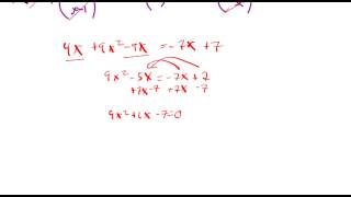 9.3 Example 1b Solving an Equation with Fractions that Leads to a Quadratic Equation