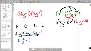 Q.3 - FOILING or the Double Distributive Property Retake