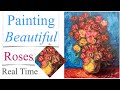 Impressionism Painting | Roses Oil Painting