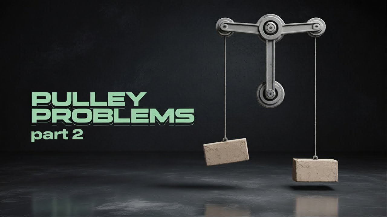 Pulley Problem Part 2 | Tension and Acceleration Explained - YouTube