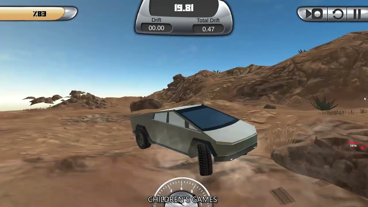 Tesla Cyber Truck offroad game - YouTube