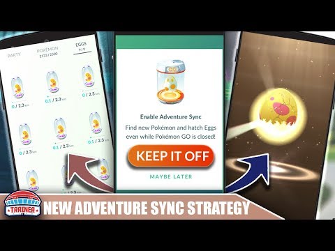 HOW TO TRIGGER EGG HATCHING ON COMMAND! NEW ADVENTURE SYNC HATCH STRATEGY | POKÉMON GO