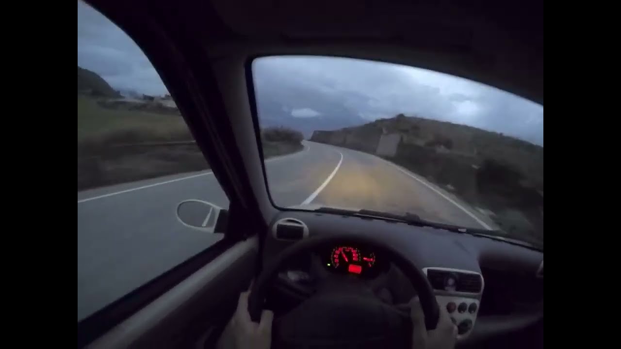 Regalbuto road on a Fiat Seicento