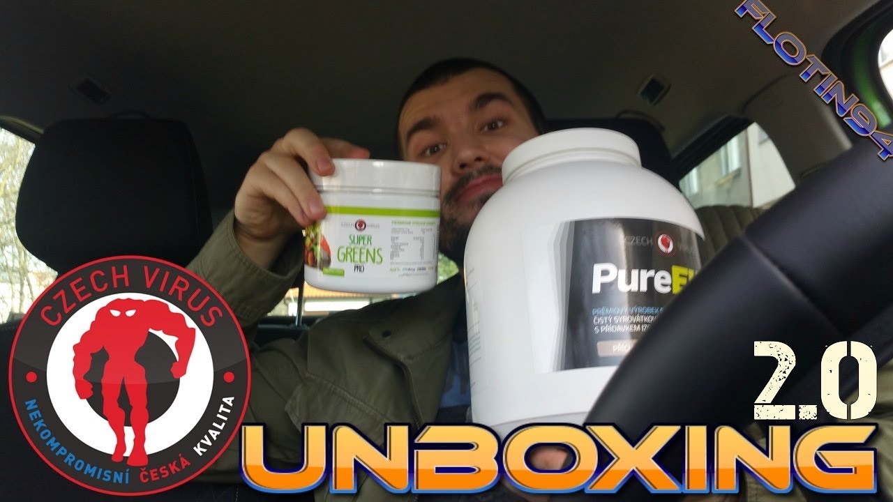 Czech Virus CFM, Super Greens PRO a další | UNBOXING | FloTin