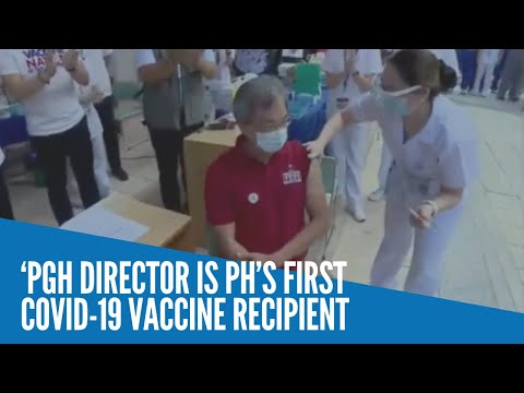 PGH director is PH’s first Covid-19 vaccine recipient
