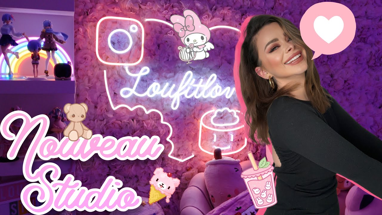 JE TRANSFORME MON STUDIO : 100% KAWAII ( plus cute ça n’existe pas ) 😭😍