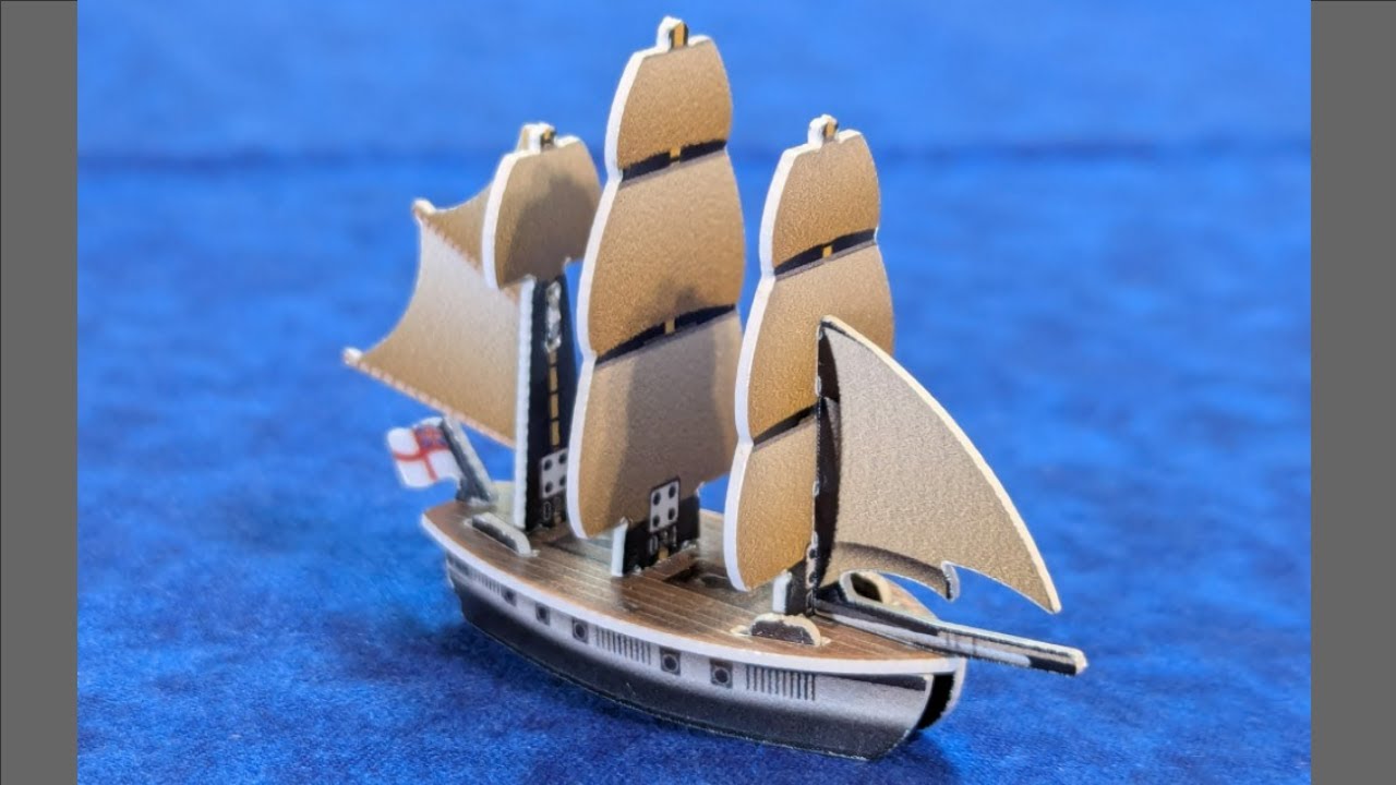 Строительство HMS Terror: исторический бомбардирский корабль типа CSG для пиратской авианосной уд...