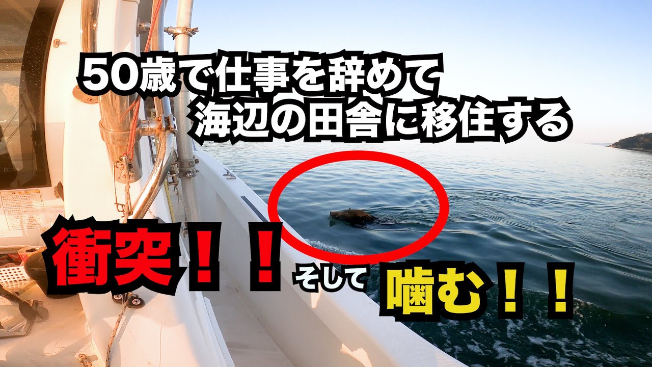 大ヒラメ狙って船で沖に出ると巨大な〇〇に噛みつかれた