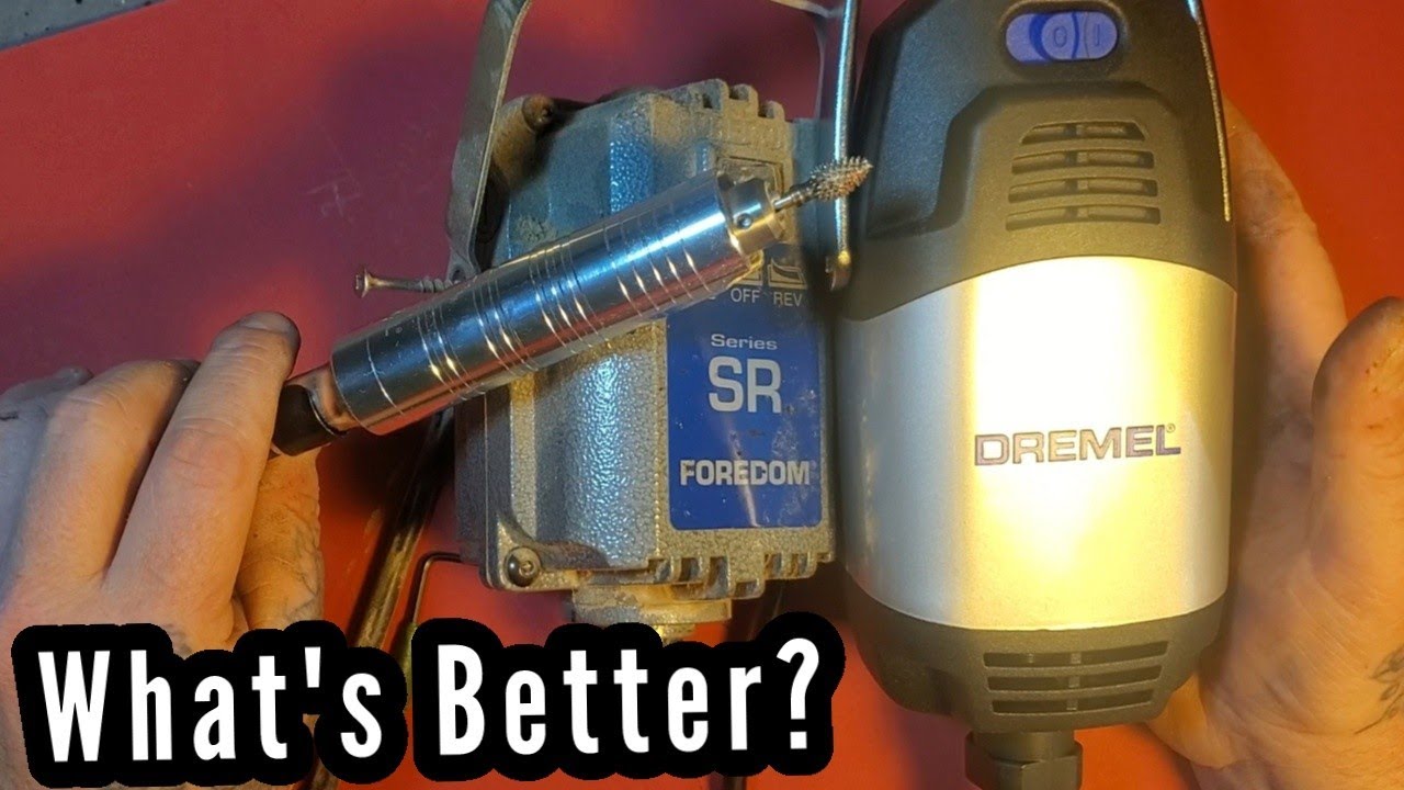 Foredom SR Series Rotary carver VS dremel 4000 Rotary tool. 