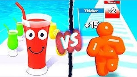 ▶️JUICE RUN 🆚 TALL MEN RUN RELAXING VIDEO PLOT! Android-ios WALKTHROUGH mobile Max Level New MAX9NP