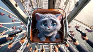 Obby Wants to ride a Ferris Wheel | Obby: The wonder cat | Episode 4 #cat #cute #cutecat