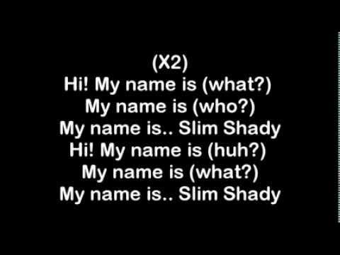 Eminem - My Name Is Lyrics