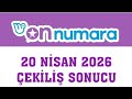On Numara Çekiliş Sonuçları 20 Nisan 2026