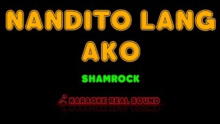 Shamrock - Nandito Lang Ako [Karaoke Real Sound]