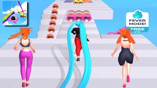 Max Level In Hair Challenge 💇‍♀️✂️3d Update !! All Level Gameplay :Android, iOS Game screenshot 3