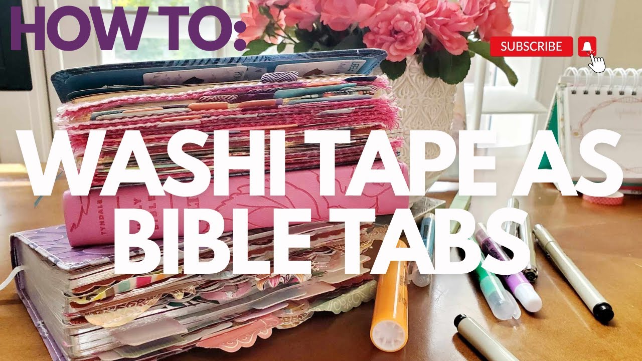 2 How To Use Washi Tape For Bible Tabs