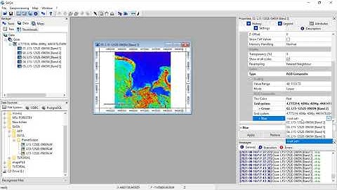 Build virtual raster SAGA GIS