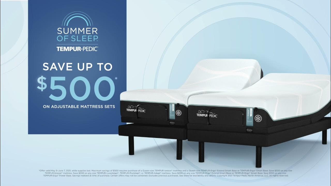 Best Mattress Memorial Day Sale on TempurPedic Mattresses and Mattress
