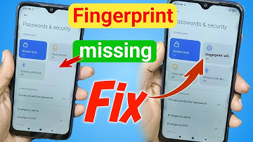 Fingerprint Not Showing - Fingerprint Option Missing - fingerprint not working |😥FIXED