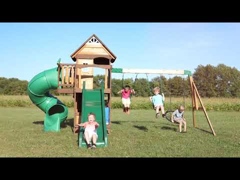 Cedar Cove Wooden Swing Set - Backyard Discovery by Backyard Discovery