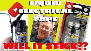 LIQUID ELECTRICAL TAPE. First time giving it a try.