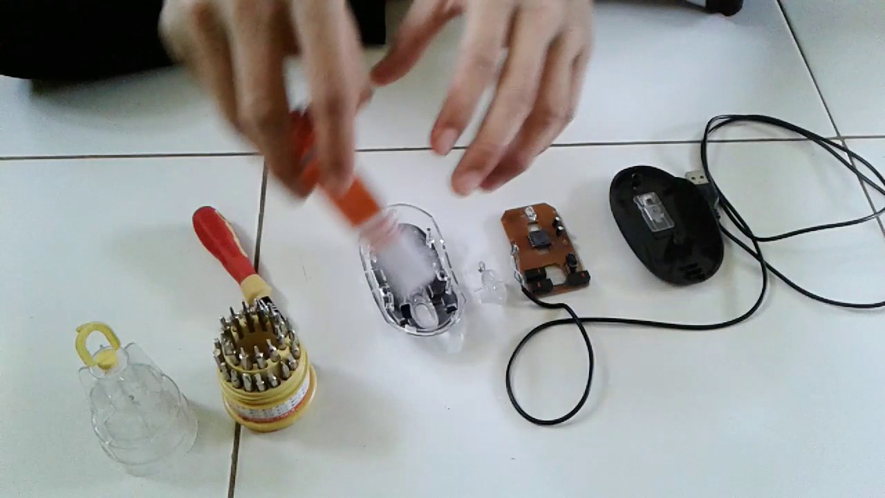 Tutorial cara memperbaiki scroll mouse yang rusak - X TKJ SMK