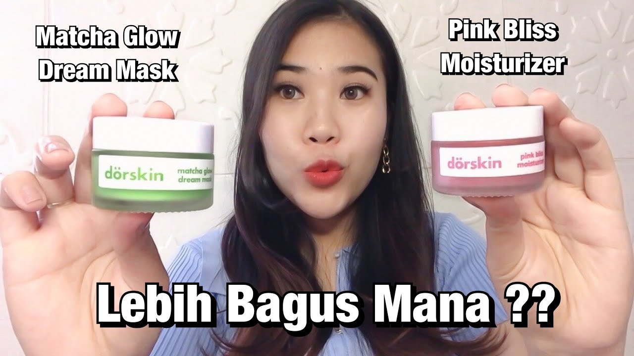 Honest Review Dorskin Matcha Glow VS Pink Bliss Moisturizer YouTube
