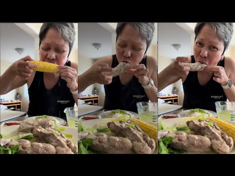 PORK NILAGA | PATIS SILI SAWSAWAN | FILIPINO FOOD | MUKBANG PHILIPPINES