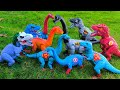 Dinosaur Jurassic World Superhero | T-rex, Brachiosaurus, Triceratops, Superman/ Spiderman eps.29
