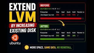 How to Increase Ubuntu Disk Space | Extend LVM