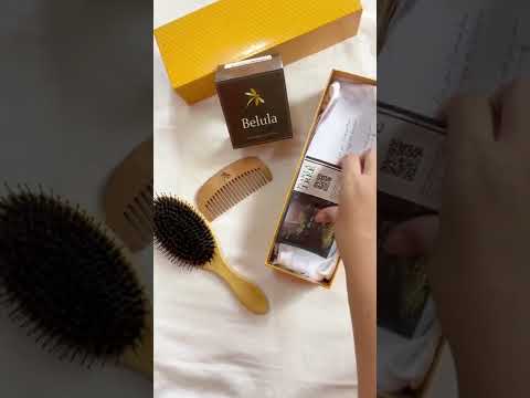 Unboxing Belula Care Premium Boar Bristle Hairbrush Set 🤩#shorts