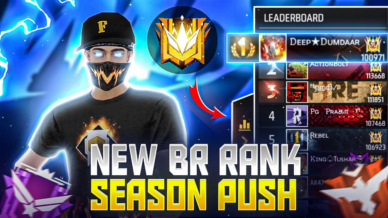 Br Rank New Season Push Top 1 Grandmaster💪🔥//LIVE//#FREEFIRELIVE# ...