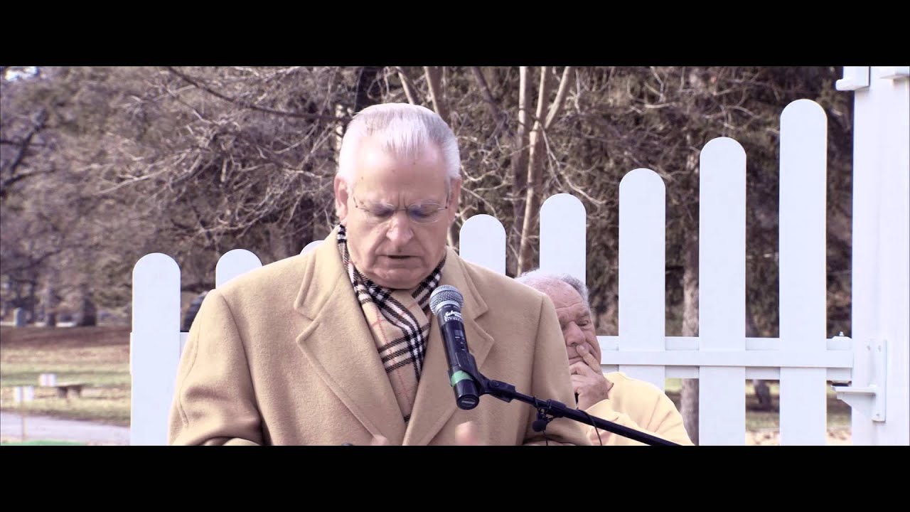 Oak Ridge Cemetery Dedication of Original Entrance, December 3, 2014