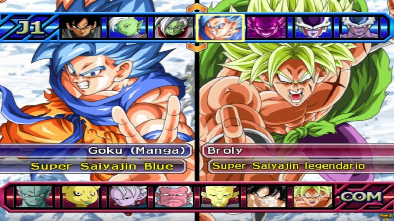 Gogeta Super Saiyajin Blue Vs Broly Super Saiyajin Legendario