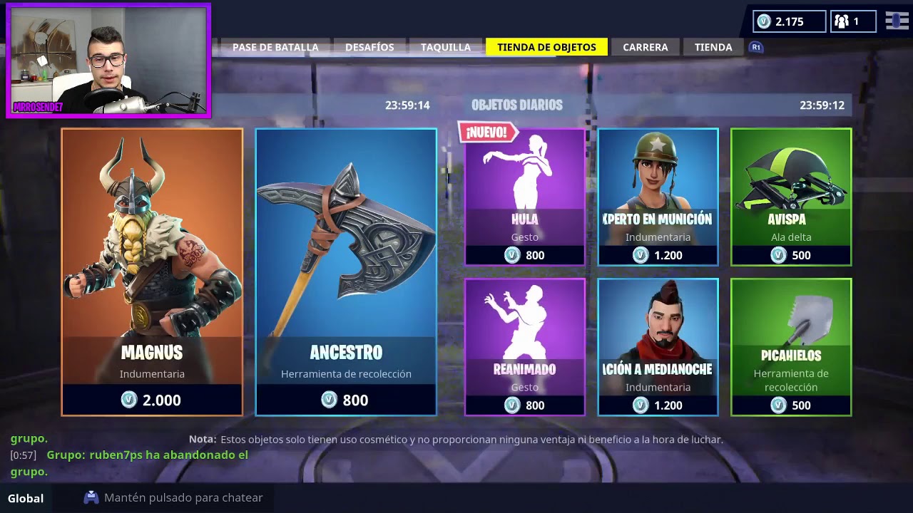 nuevo gesto hula skin legendaria vikingo magnus tienda fortnite 16 07 18 video mas popular - skin de vikingo fortnite temporada 7