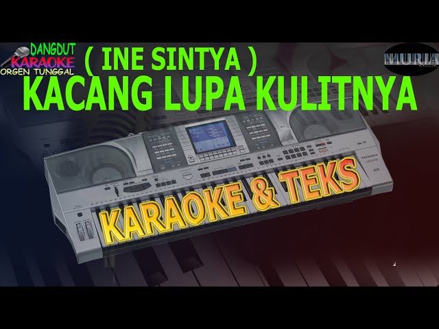 karaoke dangdut KACANG LUPA KULITNYA INE SINTYA kybord kn2400/2600 class=