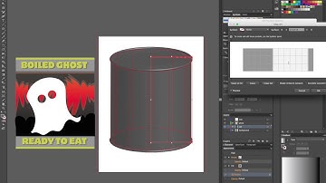 Adobe Illustrator 3D Mapped Label