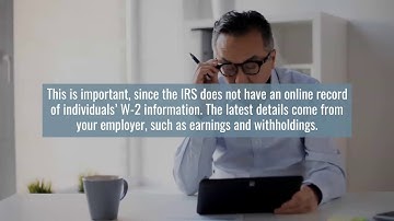 How to Find Form W2 Online for 2020, 2021