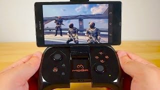 MOGA Pocket Gamepad Review an Android Phone a Game Console - YouTube