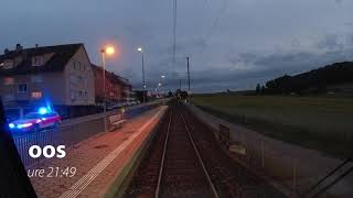 Führerstandsmitfahrt (cab ride) | Bern - Schwarzenburg | RABe 535 (Lötschberger) | intothenightagain