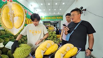Cận Cảnh Cao Thủ Khui Lô Sầu Riêng Mới Cơm Vàng Nhìn Phát Thèm.