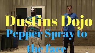 Dustin's Dojo - pepper spray training