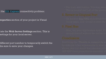 How to Fix the Unable to Connect to Web Server 