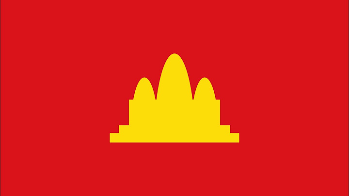 Cambodian Historical Flags Animation