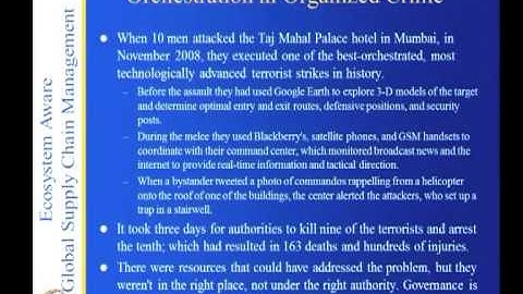 Mod-03 Lec-20 The Orchestration Governance Model