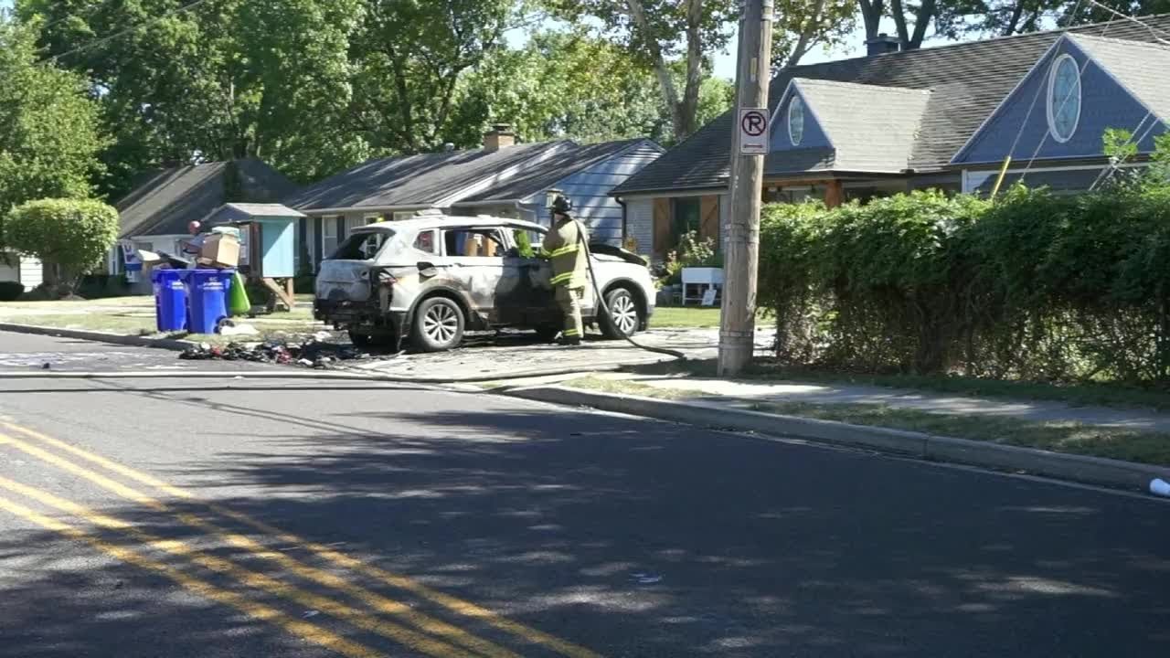 Child injured in Overland Park car fire - YouTube